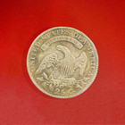 1821 Capped Bust Silver  Half Dollar 25c circulated