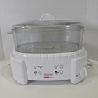 Sunbeam Instant Steam Electric Steamer Model 4710 Veggie Rice Cooker With Manual