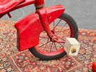 Rare Antique Art Deco Tricycle Bike Pressed Steel Toy Bicycle Early 1900s