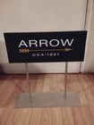 Vintage Arrow Shoes Store Display Standing Advertising Sign 18x7 