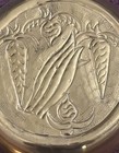3 Vtg Copper Mold Wall Hanging Plaque Berry Fruit   Veggie Scallop Edge 8    6 