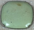 Vintage Art Deco 1930   s 1940   s Guilloche Enamel Compact Dual Sided Mirrors Roses