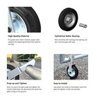 Heavy Duty Gate Wheel 500lbs Support For Swing Gate With 1-5 8  Thru 2  -prevent