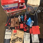 Evel Knievel Scramble Van 1973 W stunt Cycle Evel Figure And Accessories In Box