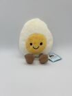 Cute Jelly Cat Official Amuseable Happy Boiled Egg Soft Stuffed Plush Nwt
