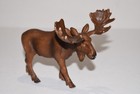 Schleich Male Bull Moose 2002 Retired Wildlife Animal Figure 14310 Figurine Toy
