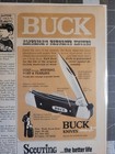 Vintage 1982 1 4-page Magazine Advertisement For Buck Knives