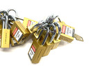 American Lock A6531ka Brass Safety Padlock  38mm Wide  1-1 2  Shackle Lot Of 19