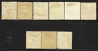 Angola  portuguese  1886  16- 24  Mint h  2 Used   king Luiz  Complete Set Vf Og