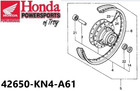 Honda New Genuine Oem Complete Rear Wheel 1985-2013 Xr100r Crf100 42650-kn4-a61