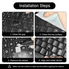 English Keyboard Stickers  2 Pack Replacement Keyboard Letters For Laptop