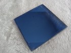 Vintage 1930s Blue Glass Coasters Drink Coasters 4 X 4  Squares Set Of 5