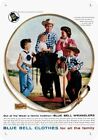 1958 Wrangler Blue Bell Rodeo Cowboy Jim Shoulders   Family Decorative Metal Sig