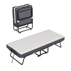 5 Inch Memory Foam Twin Folding Bed Heavy Duty Portable Guest Bed 450lb Frame