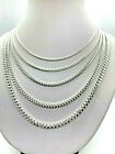 925 Sterling Silver Solid Miami Cuban Link Chains Men s Women s 2mm-5mm 16 -30 
