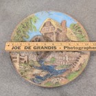 Vintage 3d Relief Wall Plaque Countryside Water Mill Cottage Scene Decor