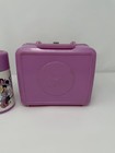 Vintage Mickey And Minnie Lunch Box And Thermos By Aladdin Pink Paris 