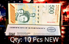 10 X   Venezuela 500 Digitales New 2025 New Notes 500   million Bol  vares W coa 