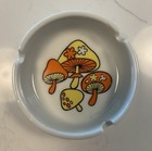 Vintage Retro Mushroom Ashtrays 1970s Mid-century