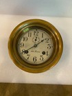 1920 s To 1930 s  Pre Wwii Seth Thomas Heavy Brass Ship s Clock Working