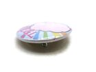 Z   L Lettered Cotton Candy Button