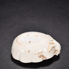 4 7  China Old Classic Porcelain Song Dynasty Ding Kiln Flower Lion Brush Wash