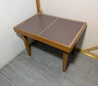 Vintage Mid Century Danish Modern Tile Top Teak Wood Side Table V24