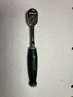 Snap-on Tools Usa New 1 4  Drive Green Soft Grip Fine Tooth Fixed Ratchet Thl72g
