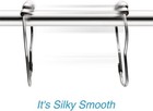 Shower Curtain Hooks Rings Rust-resistant Bathroom Shower Rods Shower Hooks Set