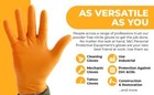 S g Heavy Duty Orange Nitrile Disposal Gloves Powder Latex Free 8 Mil  Ml Xl Xxl
