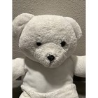 2007 Dan Dee Plush Christmas Teddy Bear White Plush Stuffed Animal