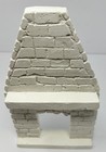 Vintage Nos Concord Dollhouse Miniature Plaster Fireplace In Box