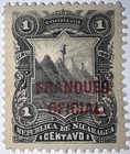 Travelstamps 1893 Nicaragua Stamps Op    franqueo Oficial   mountain View Stamp Mint
