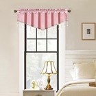 Pink Swag Valances For Nursery  Super Soft Velvet Valance For Kitchen Windows   