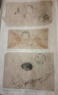 Nepal - Collection Of Nepal Stampless Covers Mounted On Sheet  18 Diff