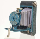 F97668  Kodak Rainbow Hawk-eye Vest Pocket Camera   blue Color  