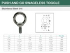 T316 Stainless Steel Lifting Eye Bolt Marine Boat Rigging Hardware