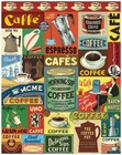 Cavallini   Co  Coffee Vintage Style 1000 Piece Puzzle