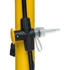 Steel Floor Pump Dual Head Schrader Presta Valve Inflator 100 Psi Bicycle Sports