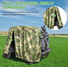 10l0l Heavy Duty 650d Golf Cart Cover For 2 4 6 Passengers Ezgo  Club Car And Ya