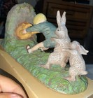 Vtg Classic Pooh Winnie The Pooh   Christopher Robin Bookends By Charpente