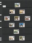 Seychelles 1969 Set   1974 White Paper Variety  Lghtly Mtd Mint  Cat   50