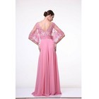 Women s Formal Embroidery Bodice Mother Of Bride Beaded Long Evening Dress