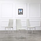 Dining Chairs Set Of 6 Kitchen Chair Pu Leather For Dining Room Living Room