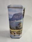Carolans Irish Cream Liqueur Tin Canister W  Hinged Lid Empty A Few Creases