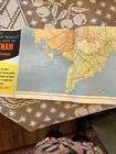 Vtg Rand Mcnally Vietnam-laos   Cambodia Map-large 36 x54 1 2 -
