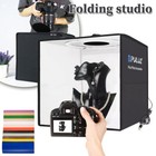 16 -led Photo Studio Light Box Portable Folding Photography Shooting Tent Kits