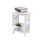 Bedside Table White Stand Bedroom End Modern Nightstand Table Holder Us