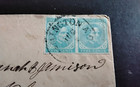 Confederate States Cover W   6 Joined Pair Wilmington N c 