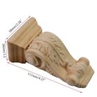 2pcs Rubber Wood Carved Corbel 1 5 t  2 28 w  4 37 h European Style Corbel Brac   